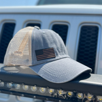 Trucker Hat Unisex Snapback - American Flag