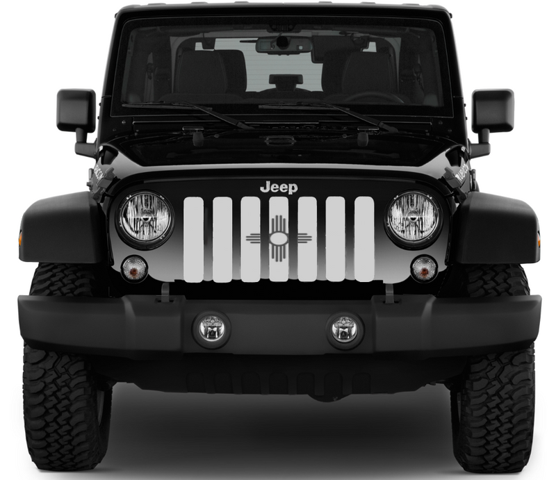 New Mexico Tactical State Flag Jeep Grille Insert