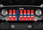 Norway Flag Jeep Grille Insert