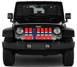 Norway Flag Jeep Grille Insert