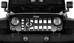 Ohio Tactical State Flag Jeep Grille Insert