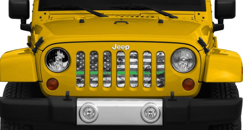 On the Front Line Jeep Grille Insert