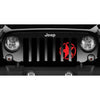 "Oscar Mike Red" Grille Insert by Dirty Acres