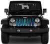 Peacock Feathers Jeep Grille Insert