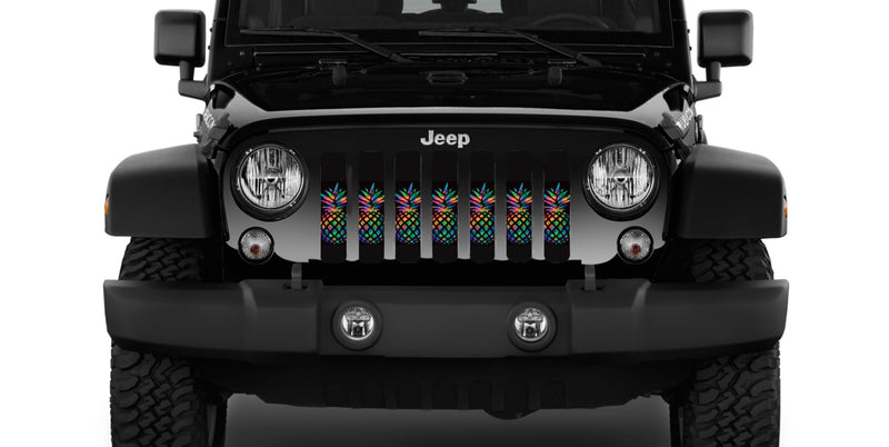 Pretty Pineapples Jeep Grille Insert