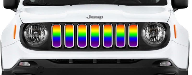 "Ombre Pride Flag" Grille Insert by Dirty Acres