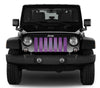 Purple Fleck Print Jeep Grille Insert