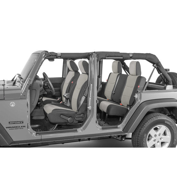 Diver Down Front and Rear Neoprene Seat Covers ('07-'18 Wrangler JKU 4 Door)