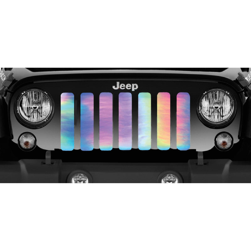Rainbow Chrome Jeep Grille Insert