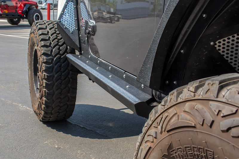 Body and Frame Mounted Sliders by DV8 Offroad (18+ Wrangler JL)