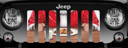 Santa's Snack Jeep Grille Insert