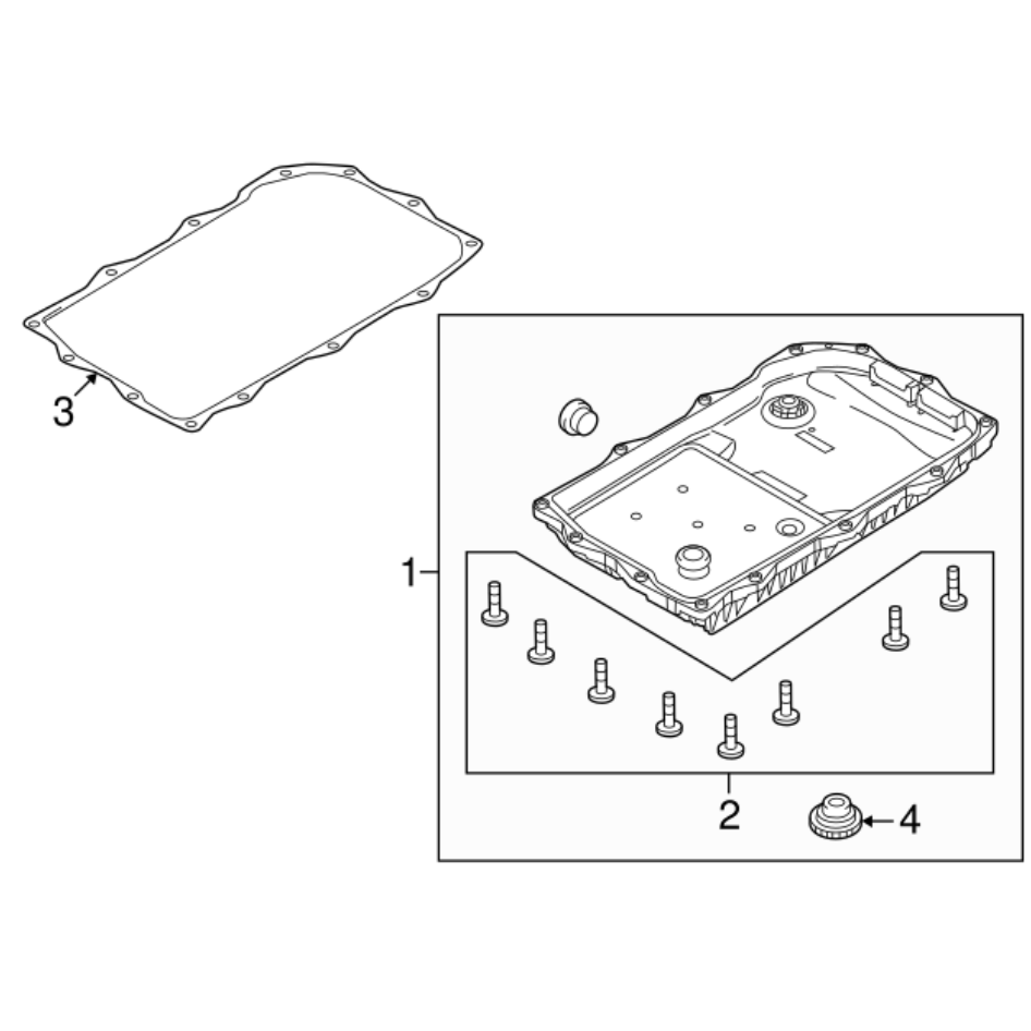 Grand Cherokee Transmission Pan by Mopar ('14 - '20 Grand Cherokee WK2
