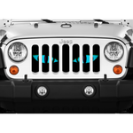 "Chaos Bright Blue Eyes" Grille Insert by Dirty Acres