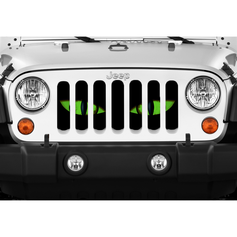 "Chaos Green Eyes" Grille Insert From Dirty Acres