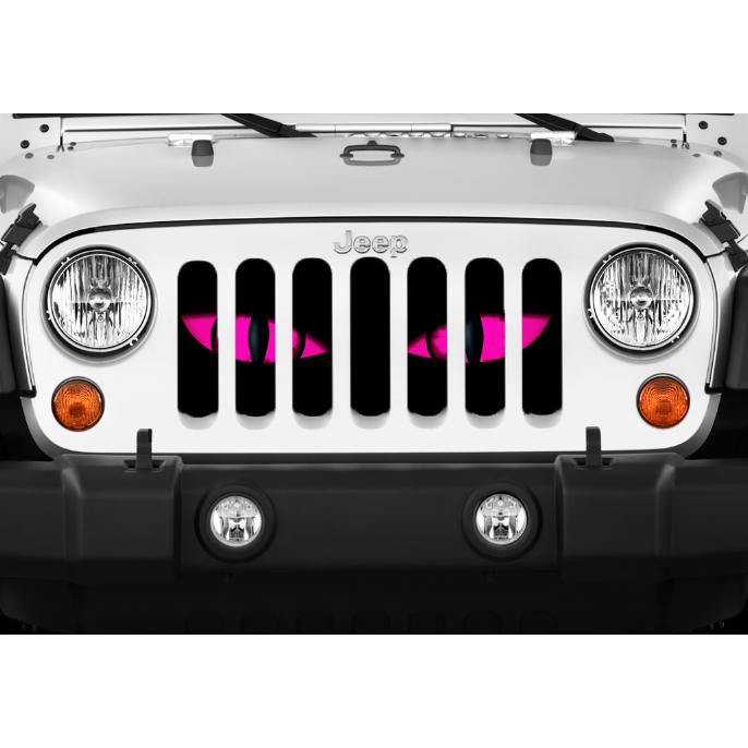 "Chaos Pink Eyes" Grille Insert From Dirty Acres