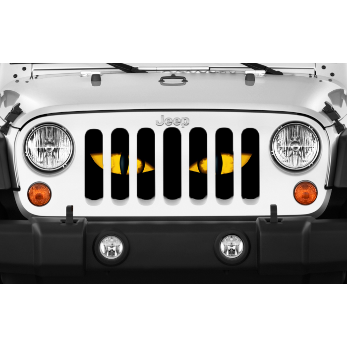 "Chaos Yellow Eyes" Grille Insert From Dirty Acres