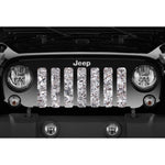 Silver Camo Jeep Grille Insert