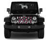 Skulls (Baby Pink) Jeep Grille Insert