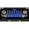 Solid Blue Jeep Grille Insert
