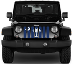 South Carolina State Flag Jeep Grille Insert