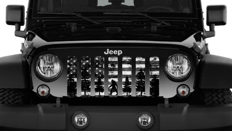 Tactical Dirty Grace Bigfoot Jeep Grille Insert