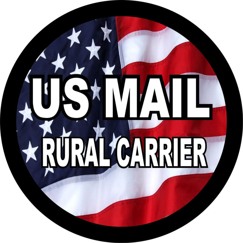 US Mail Rural Carrier American Flag