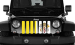 Vatican City Flag Jeep Grille Insert