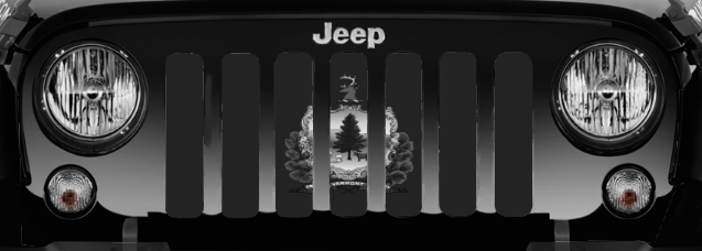 Vermont Tactical State Flag Jeep Grille Insert