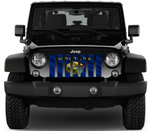 Waving Montana State Flag Jeep Grille Insert