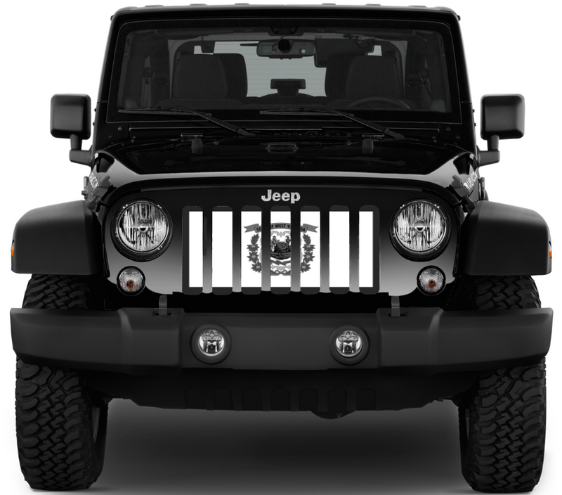 West Virginia Tactical State Flag Jeep Grille Insert