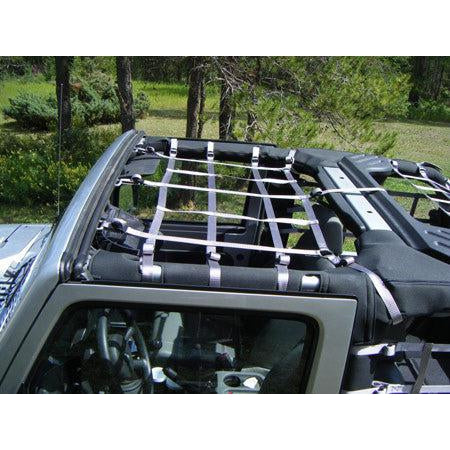 Front Overhead Cargo Net by Aspen Manufacturing ('04 - '06 LJ) - Jeep World