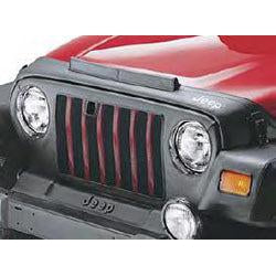 Front End Cover, Black, with Jeep logo with black wheel flares for 1997-2006 Unlimited, SE, Sport, X Wrangler - Jeep World