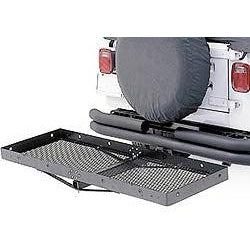 Rugged Ridge Hitch Receiver, Cargo Rack, & Wire Harness Package-11580.20 ('07-'18 Wrangler JK) - Jeep World