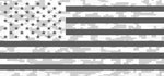 "Ghost American Flag Digital Camo" Grille Insert From Dirty Acres ('76-'18 Wrangler YJ, CJ, TJ, JK, JKU) - Jeep World
