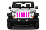 Jeep grille insert - pink