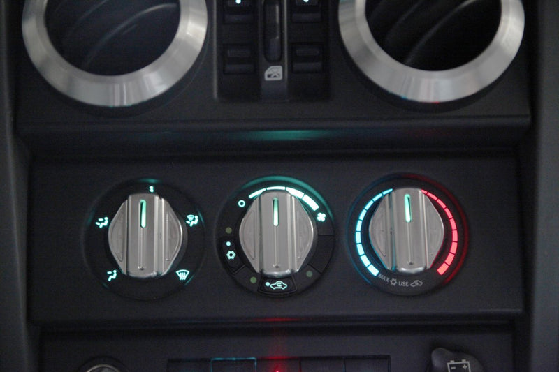 Climate Control Knobs by DV8 Offroad (07-10 Wrangler JK)