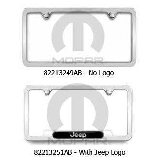 Bright Polished, License Plate Frame (Universal) - Jeep World