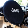 Jeep steering wheel cover - black