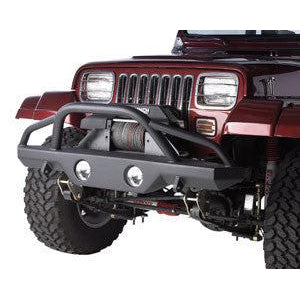 Rampage Bumper, Front Recovery Bumper with Stinger ('76-'06 Wrangler CJ, YJ, TJ) - Jeep World